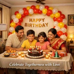 Classic Family Birthday Decoration