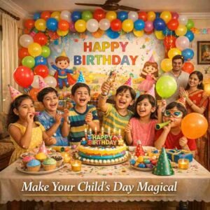 Kids Cartoon Theme Birthday Setup